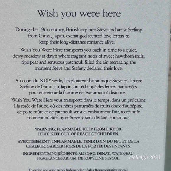 Avon Ginza Stefany Wish You Were Here - Picture 4 of 4